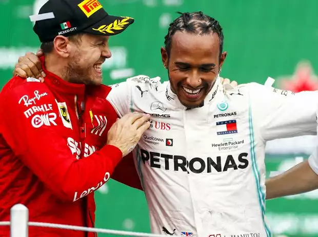 Sebastian Vettel, Lewis Hamilton, Valtteri Bottas Titel-Bild zur News: Sebastian Vettel, Lewis Hamilton, Valtteri Bottas