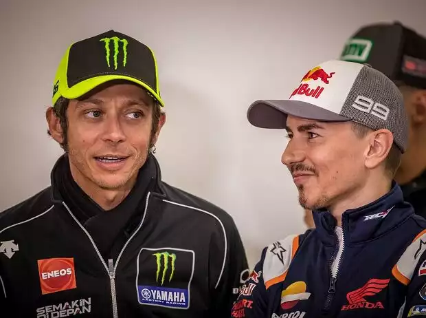 Titel-Bild zur News: Valentino Rossi, Jorge Lorenzo