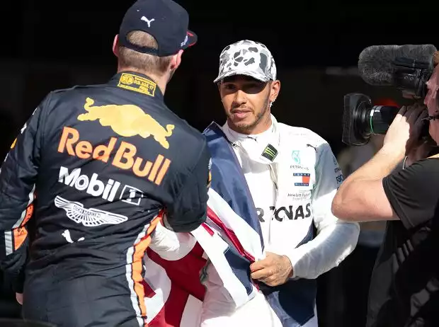 Titel-Bild zur News: Max Verstappen, Lewis Hamilton