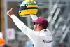 Bild zum Inhalt: Hamilton mit Spezialhelm: "Senna hat mich dazu inspiriert, Formel 1 zu fahren"