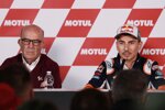 Carmelo Ezpeleta und Jorge Lorenzo (Honda) 