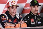 Marc Marquez (Honda) und Maverick Vinales (Yamaha) 