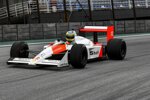 Bruno Senna im McLaren MP4/4 von Onkel Ayrton aus 1988