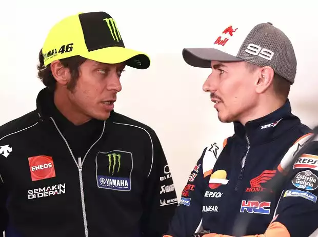 Jorge Lorenzo, Valentino Rossi Titel-Bild zur News: Jorge Lorenzo, Valentino Rossi