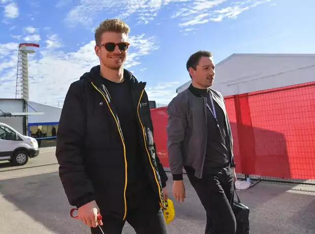 Nico Hülkenberg und sein Medienberater Raoul Spanger Titel-Bild zur News: Nico Hülkenberg und sein Medienberater Raoul Spanger