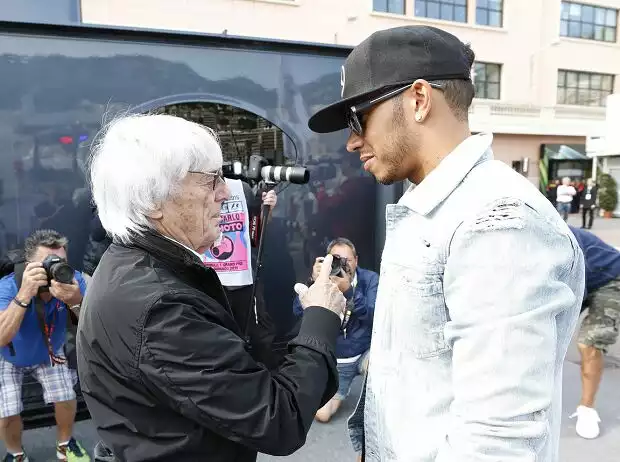 Bernie Ecclestone, Lewis Hamilton Titel-Bild zur News: Bernie Ecclestone, Lewis Hamilton