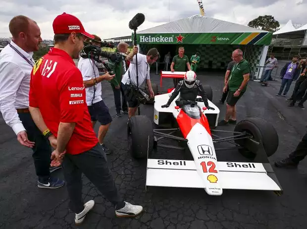 Sebastian Vettel, Martin Brundle Titel-Bild zur News: Sebastian Vettel, Martin Brundle