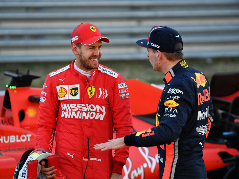 Sebastian Vettel, Max Verstappen