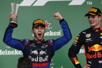 Pierre Gasly (Toro Rosso) und Max Verstappen (Red Bull) 