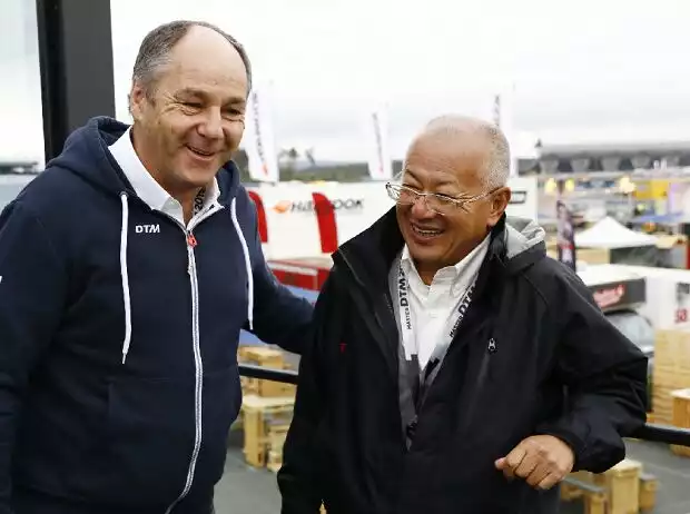 Titel-Bild zur News: Gerhard Berger, Masaaki Bandoh