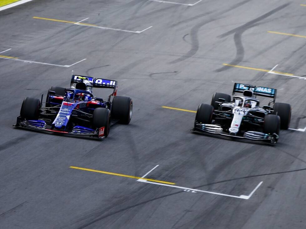 Pierre Gasly, Lewis Hamilton