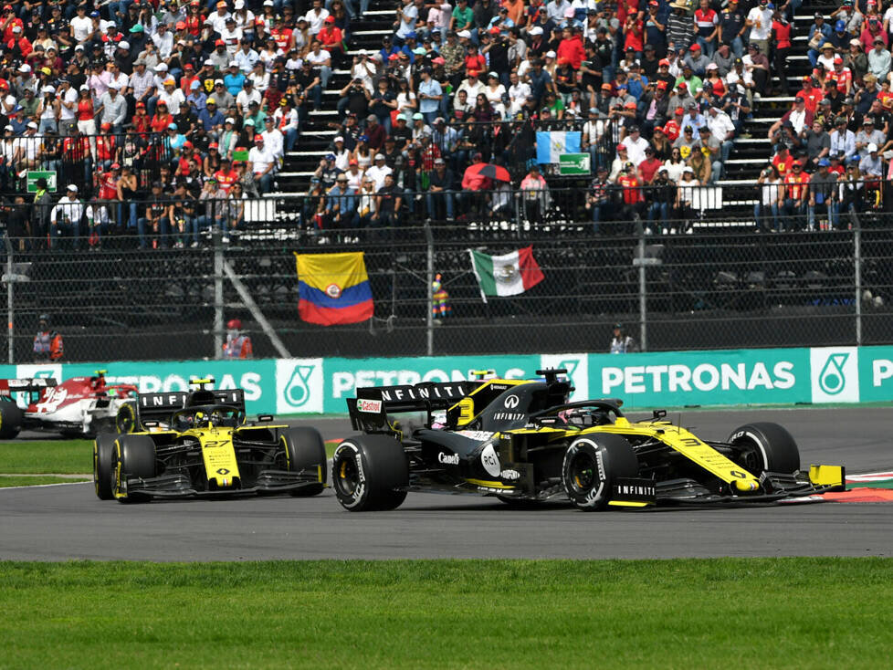 Daniel Ricciardo, Nico Hülkenberg, Antonio Giovinazzi