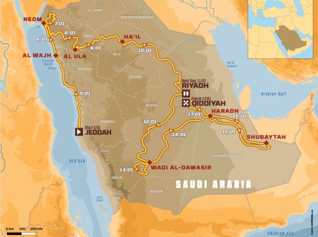 Dakar Route 2020