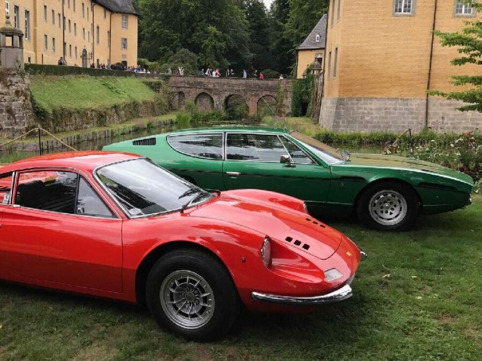 Dino 246 GT/Lamborghini Espada bei den Classic Days Schloss Dyck 2019