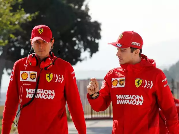 John Elkann, Charles Leclerc, Ferrari Titel-Bild zur News: John Elkann, Charles Leclerc, Ferrari