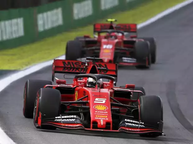 Sebastian Vettel, Charles Leclerc Titel-Bild zur News: Sebastian Vettel, Charles Leclerc