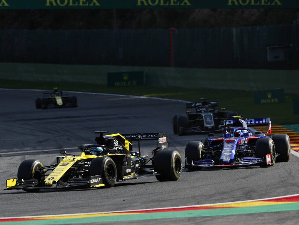 Daniel Ricciardo, Pierre Gasly, Romain Grosjean