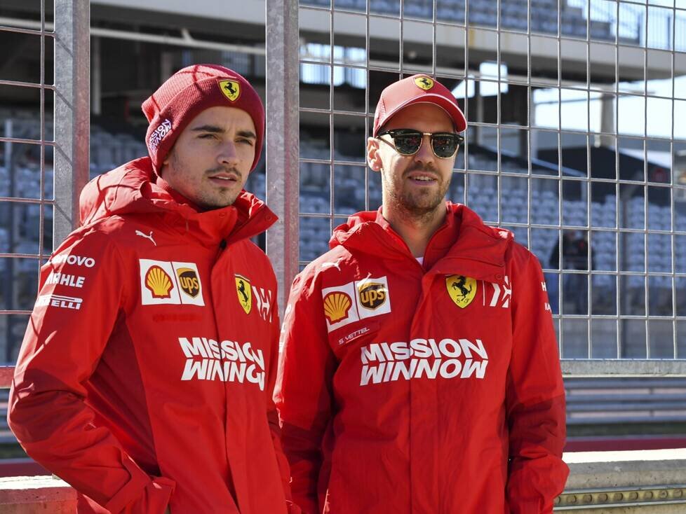 Charles Leclerc, Sebastian Vettel