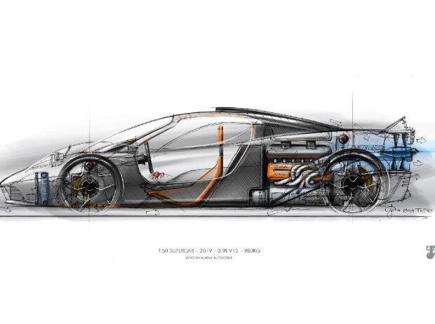 T.50 Supercar von Gordon Murray Automotive T.50 Supercar von Gordon Murray Automotive