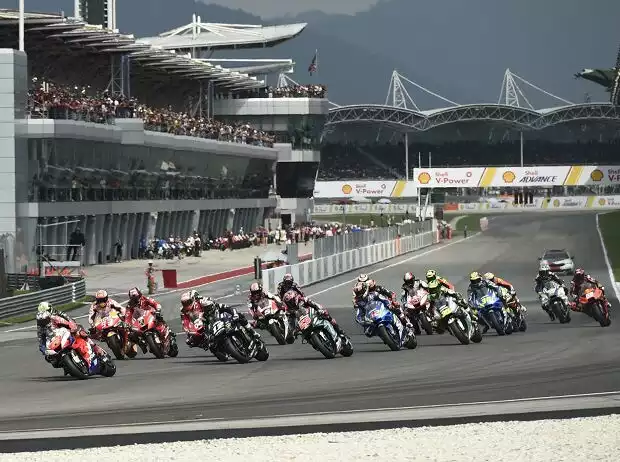 MotoGP Start in Sepang Titel-Bild zur News: MotoGP Start in Sepang