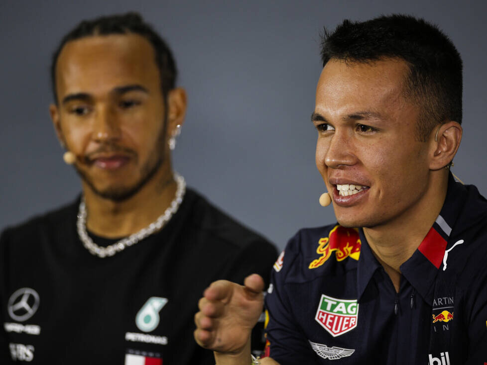 Alexander Albon, Lewis Hamilton