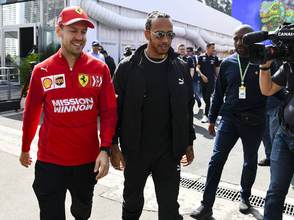 Sebastian Vettel, Lewis Hamilton