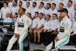 Lewis Hamilton (Mercedes) und Valtteri Bottas (Mercedes) 