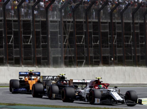 Antonio Giovinazzi, Kevin Magnussen, Lando Norris Antonio Giovinazzi, Kevin Magnussen, Lando Norris