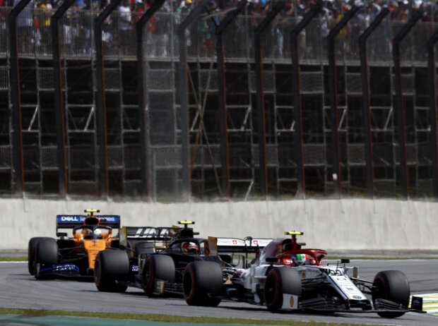 Antonio Giovinazzi, Kevin Magnussen, Lando Norris