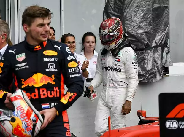 Lewis Hamilton, Max Verstappen Titel-Bild zur News: Lewis Hamilton, Max Verstappen