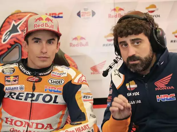 Marc Marquez, Santi Hernandez Titel-Bild zur News: Marc Marquez, Santi Hernandez