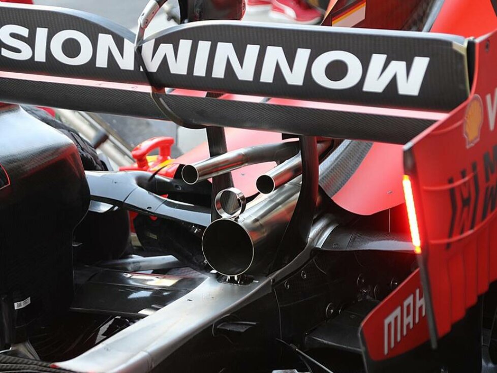 Ferrari SF90, Wastegate, Auspuff