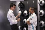 Toto Wolff und Lewis Hamilton (Mercedes) 