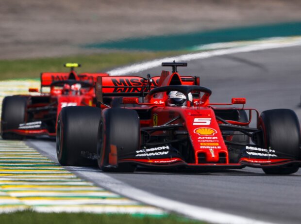 Sebastian Vettel, Charles Leclerc Sebastian Vettel, Charles Leclerc