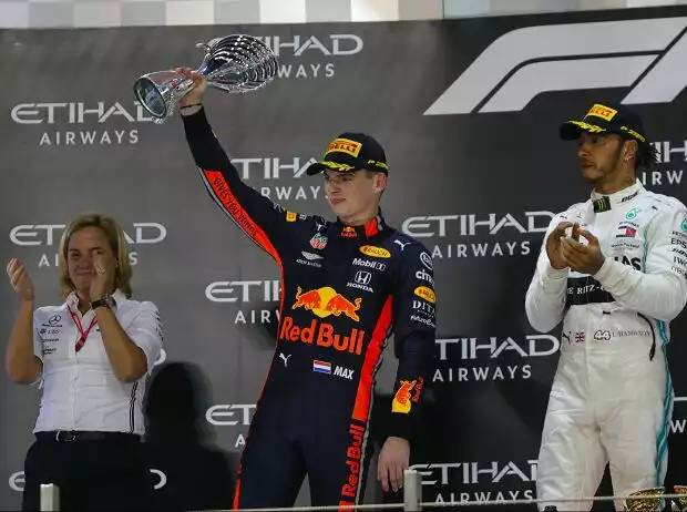 Max Verstappen, Lewis Hamilton Titel-Bild zur News: Max Verstappen, Lewis Hamilton