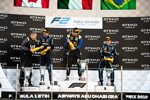 Luca Ghiotto (Virtuosi), Nicholas Latifi (DAMS) und Sergio Sette Camara (DAMS) 