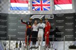 Max Verstappen (Red Bull), Lewis Hamilton (Mercedes) und Charles Leclerc (Ferrari) 