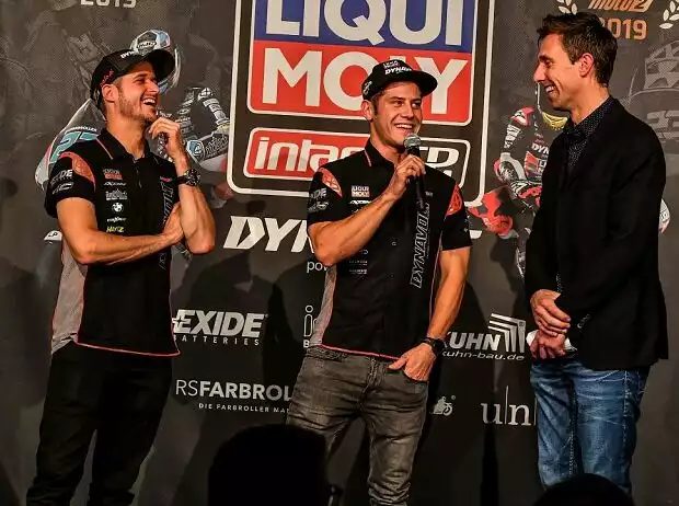 Tom Lüthi, Marcel Schrötter, Christian Brugger Titel-Bild zur News: Tom Lüthi, Marcel Schrötter, Christian Brugger