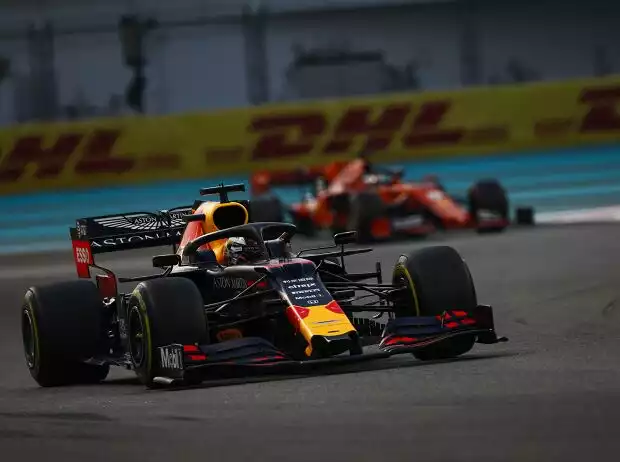 Titel-Bild zur News: Max Verstappen, Sebastian Vettel