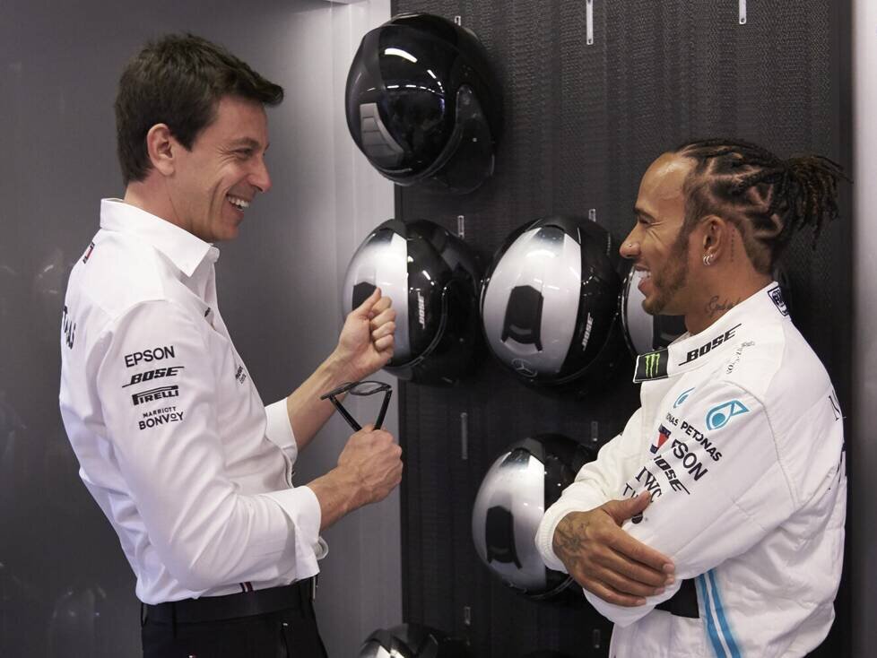 Toto Wolff, Lewis Hamilton