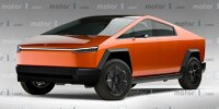 Tesla Cybertruck production version rendering