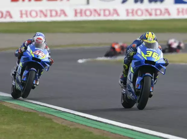 Joan Mir, Alex Rins Titel-Bild zur News: Joan Mir, Alex Rins