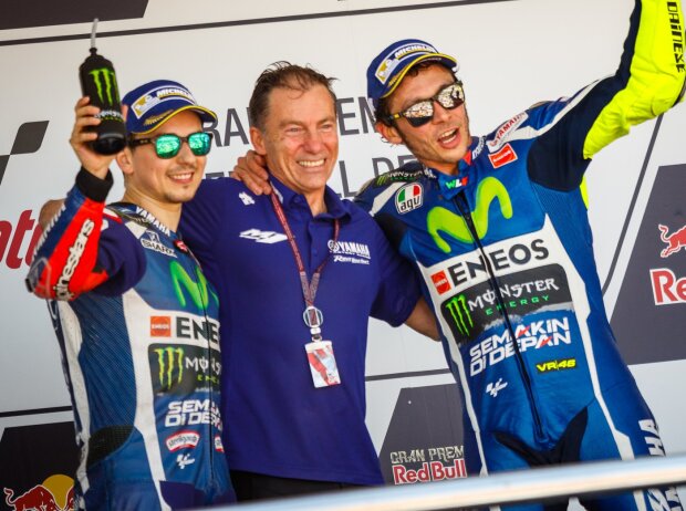 Valentino Rossi, Jorge Lorenzo, Lin Jarvis