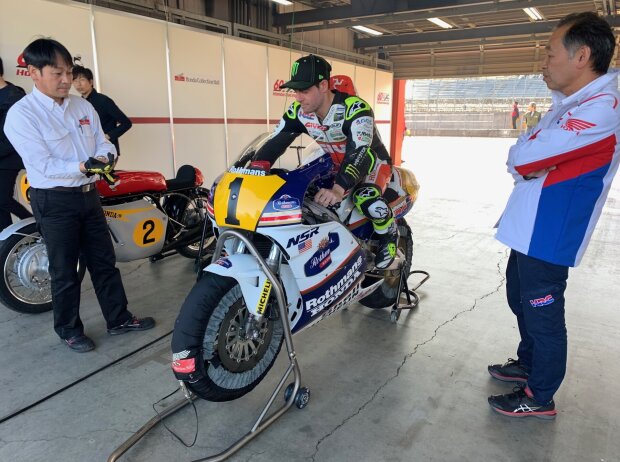 Cal Crutchlow Honda NSR500 Cal Crutchlow Honda NSR500