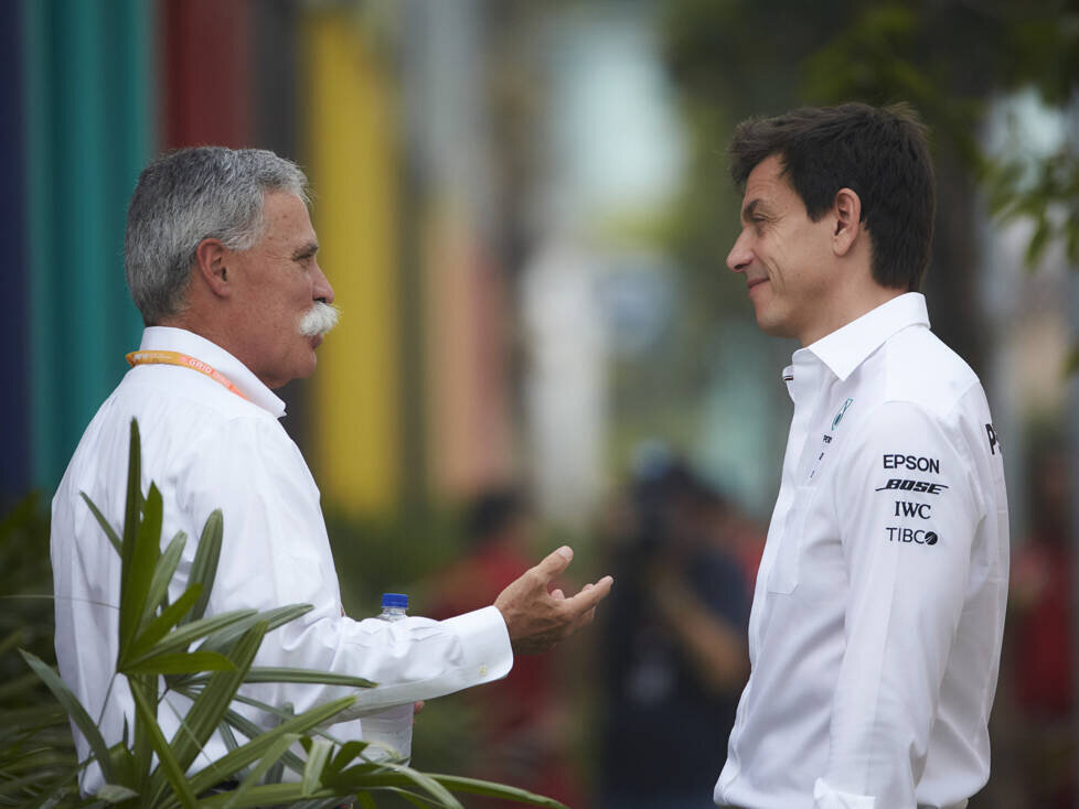 Chase Carey, Toto Wolff