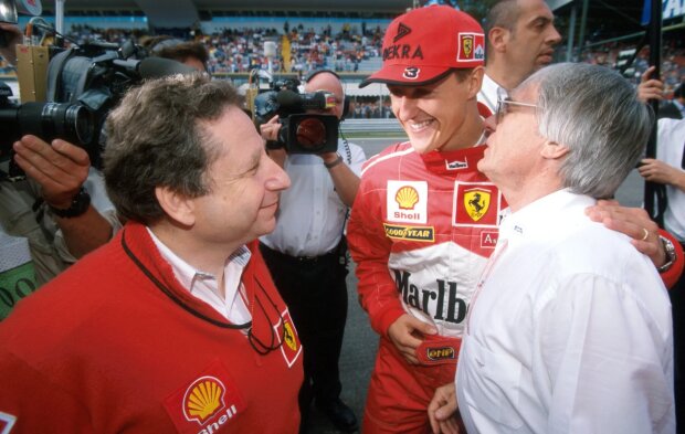 Jean Todt Bernie Ecclestone Michael Schumacher Ferrari Scuderia Ferrari F1 ~Jean Todt, Bernie Ecclestone und Michael Schumacher ~ 