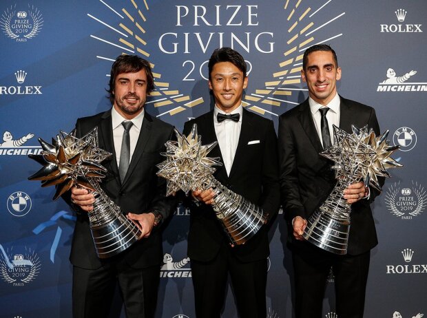 Fernando Alonso, Kazuki Nakajima, Sebastien Buemi Fernando Alonso, Kazuki Nakajima, Sebastien Buemi
