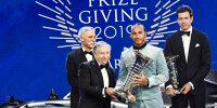 Bild zum Inhalt: Lewis Hamilton: Seitenhieb gegen Ferrari bei FIA-Gala