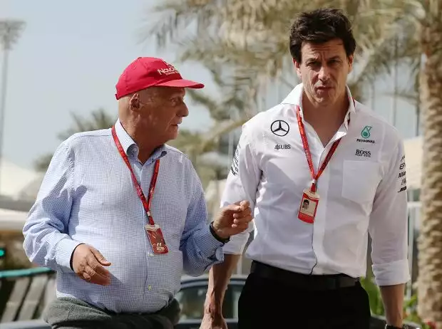 Niki Lauda, Toto Wolff Titel-Bild zur News: Niki Lauda, Toto Wolff