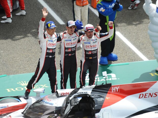 Kazuki Nakajima, Sebastien Buemi, Fernando Alonso